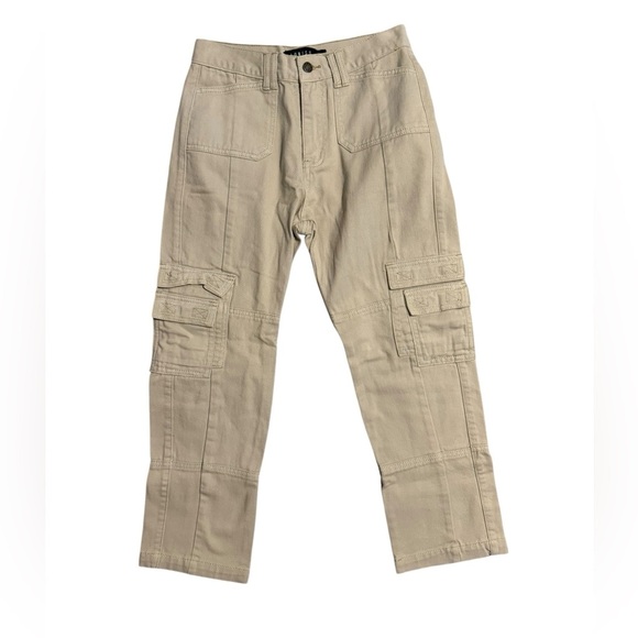 Lioness beige cargo jeans from revolve size small excellent like-new condition - Picture 3 of 5